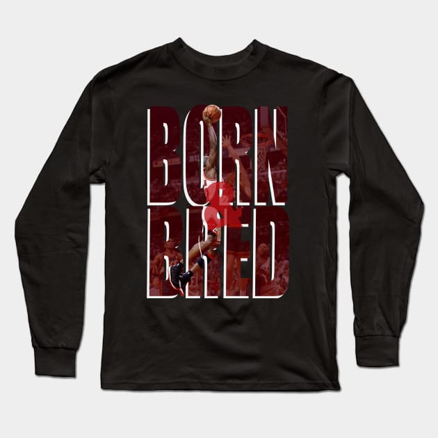 BORN & BRED Long Sleeve T-Shirt by TheBeardedSumo